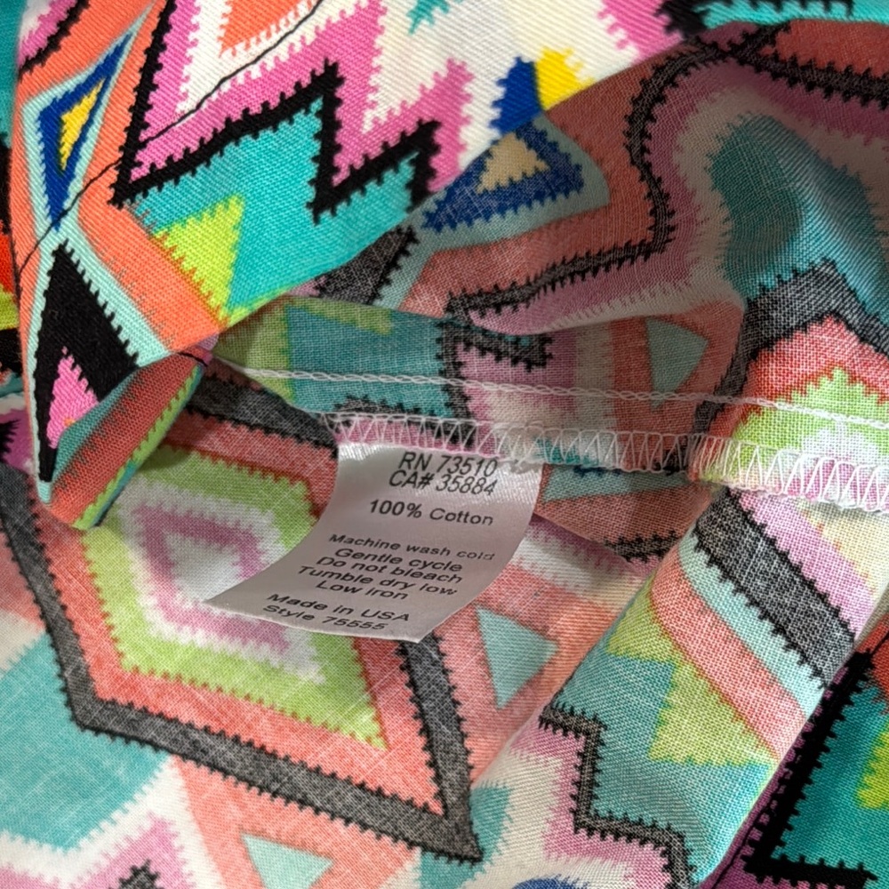 Geometric Patterned Dress - Picture 5 of 5